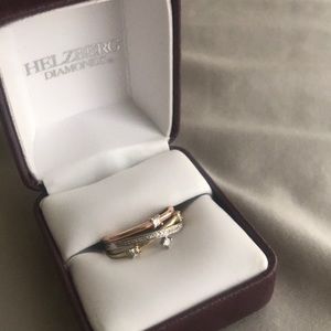 Helzberg Diamonds Jewelry - Tri-color diamond ring Helzberg Diamonds Jewelry - Tri-color diamond ring